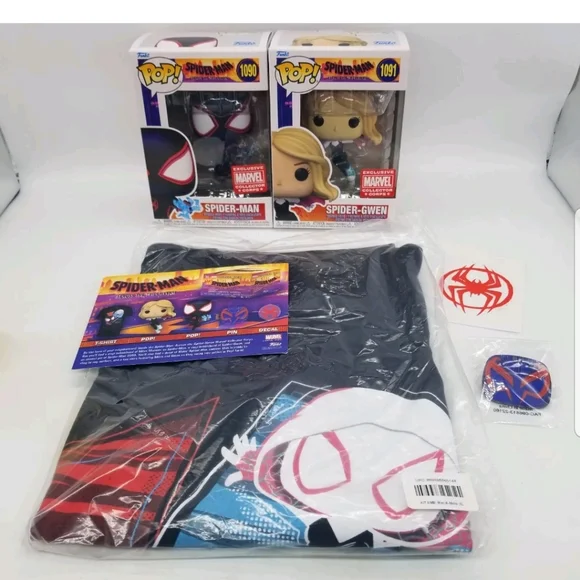 Funko Spider-Man Across the Spider-Verse Marvel Collector Corps Box Size XL NEW - Picture 11 of 15